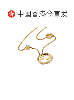 1h可退 香港直邮FENDI 25FW 吊坠项链 Women水晶配饰