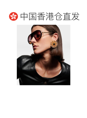 香港直邮Chloe 蔻依 女士 Aly 飞行员太阳眼镜 red红色 舒适时尚