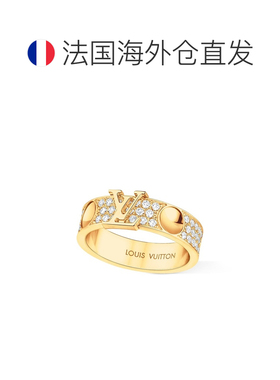 自营1h可退 欧洲直邮LV路易威登 Empreinte金色黄金logo标识戒指