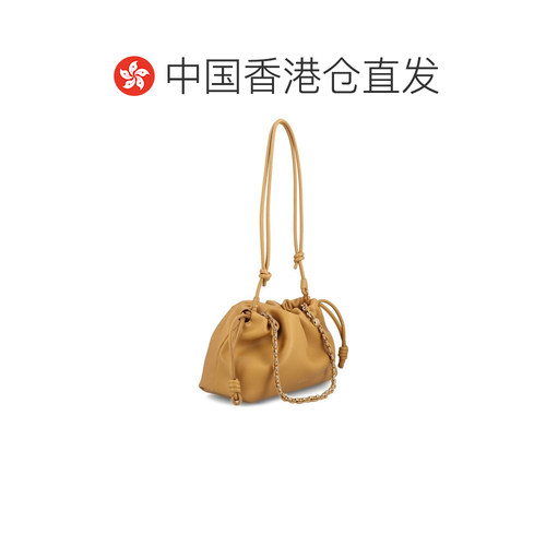 1h可退 香港直邮LOEWE 罗意威 女士 小号Flamenco 抽绳单肩包 A41 - 图1