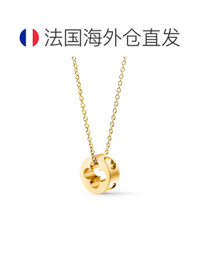 自营欧洲直邮LV路易威登 Empreinte金色黄金花朵图案项链男女通用
