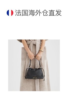 自营1h可退 欧洲直邮FENDI/芬迪 女士黑色/金色黄铜手链新款