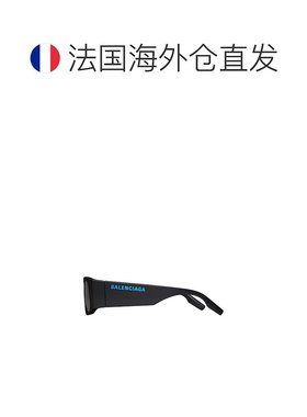 自营欧洲直邮Balenciaga巴黎世家 LED Frame女士黑色矩形太阳眼镜