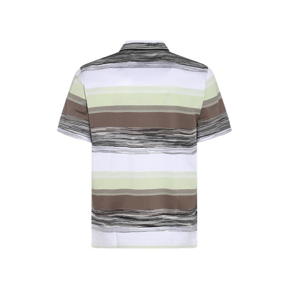 香港直邮MISSONI 米索尼 男士 Missoni 竹节图案印花 Polo 衫 US2 - 图0