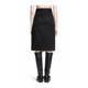 Hong Kong direct mail Loewe spliced ​​asymmetric mid skirt S540Y08XAN skirt A-line skirt