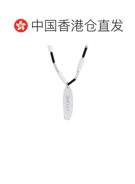 1h可退 香港直邮CELINE 24FW MONOCHROMS 冲浪项链 Men珍珠