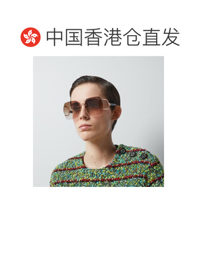 自营Gucci 几何框太阳镜 778291I3330古驰配饰