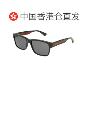 香港直邮Gucci 古驰 男士 徽标太阳镜 GG0340S black黑色 舒适时