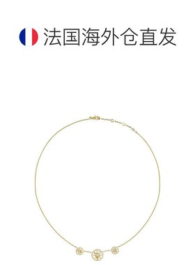自营1h可退 欧洲直邮Dior 迪奥 女士黄色黄金项链新款