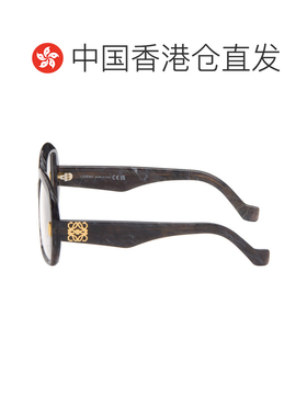 1h可退 香港直邮LOEWE 罗意威 女士 灰色 Anagram 眼镜 LW50076I5