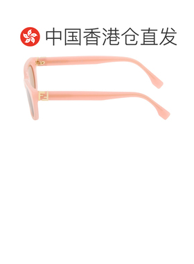 1h可退 香港直邮Fendi 芬迪 女士 粉色 Forever 太阳镜 FE40206I5