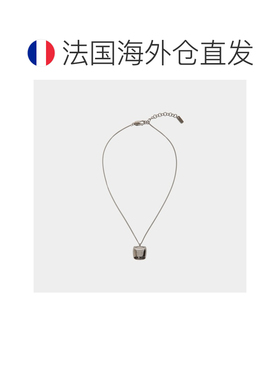 自营欧洲直邮Bally巴利 Belle女士银色环保黄铜项链