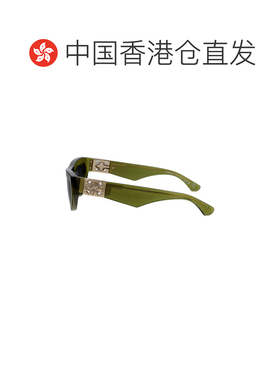 1h可退 香港直邮Burberry 巴宝莉 女士 绿色醋纤太阳眼镜 0BE4422