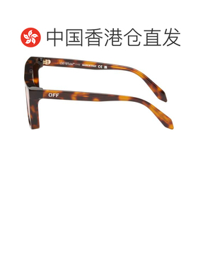1h可退 香港直邮off-white 男士 棕色 Bridgeport 太阳镜 OW10456
