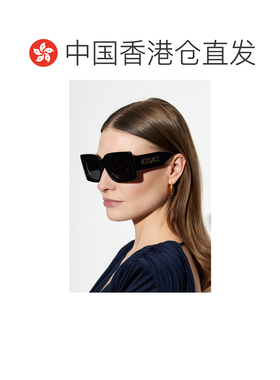 香港直邮VERSACE 女士太阳镜 0VE4496U0GB187 CO 黑色 Sunglasses