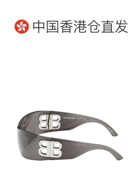 1h可退 香港直邮Balenciaga 巴黎世家 女士 灰色 Bossy Mask 太阳
