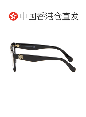 1h可退 香港直邮LOEWE 罗意威 女士 黑色 Anagram 眼镜 LW50115I5