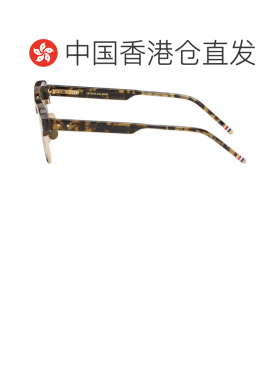 1h可退 香港直邮Thom Browne 汤姆 布朗 男士 棕色 Acetate & Tit