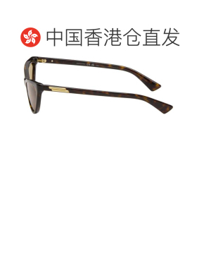 香港直邮Bottega Veneta 葆蝶家 女士 棕色 Slim Ribbon Cateye
