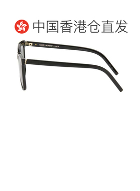 1h可退 香港直邮Saint Laurent 圣罗兰 女士 黑色 SL M146 太阳镜