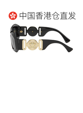 香港直邮versace 范思哲 女士 黑色 Maxi Medusa Biggie 太阳镜 0