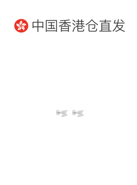 香港直邮CELINE 女士耳饰 461CY6BRA36SI CO 白色【付后1h可退】