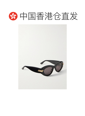 1h可退 香港直邮Bottega Veneta 葆蝶家 女士 黑色 Mitre Oval 太