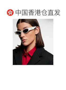 1h可退 香港直邮LOEWE 罗意威 女士 标志猫眼太阳眼镜 white白色