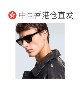 1h可退 香港直邮Celine 思琳 男士 3 圆点圆形太阳眼镜 black黑色