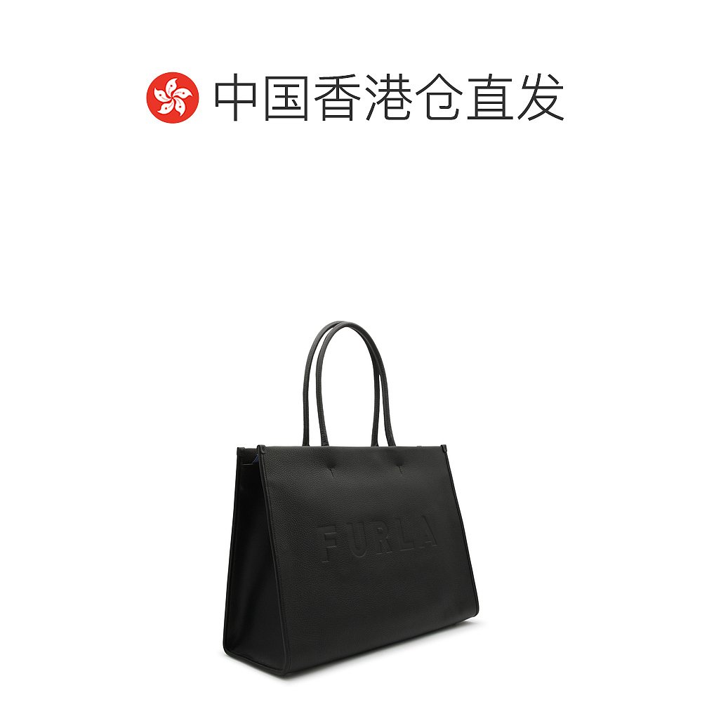 香港直邮FURLA芙拉女士 BLACK LETHER OPPORTUNITY TOTE BAG托-图1