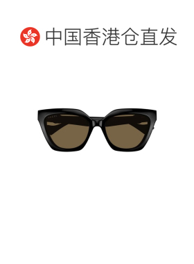 1h可退 香港直邮GUCCI 女士眼镜 GG1542S001 SS2025 棕色 夹扣式