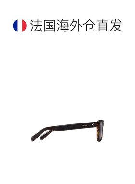 欧洲直邮CELINE/赛琳 23年新款 FRAME 41系列 男士烟灰色镜片条纹