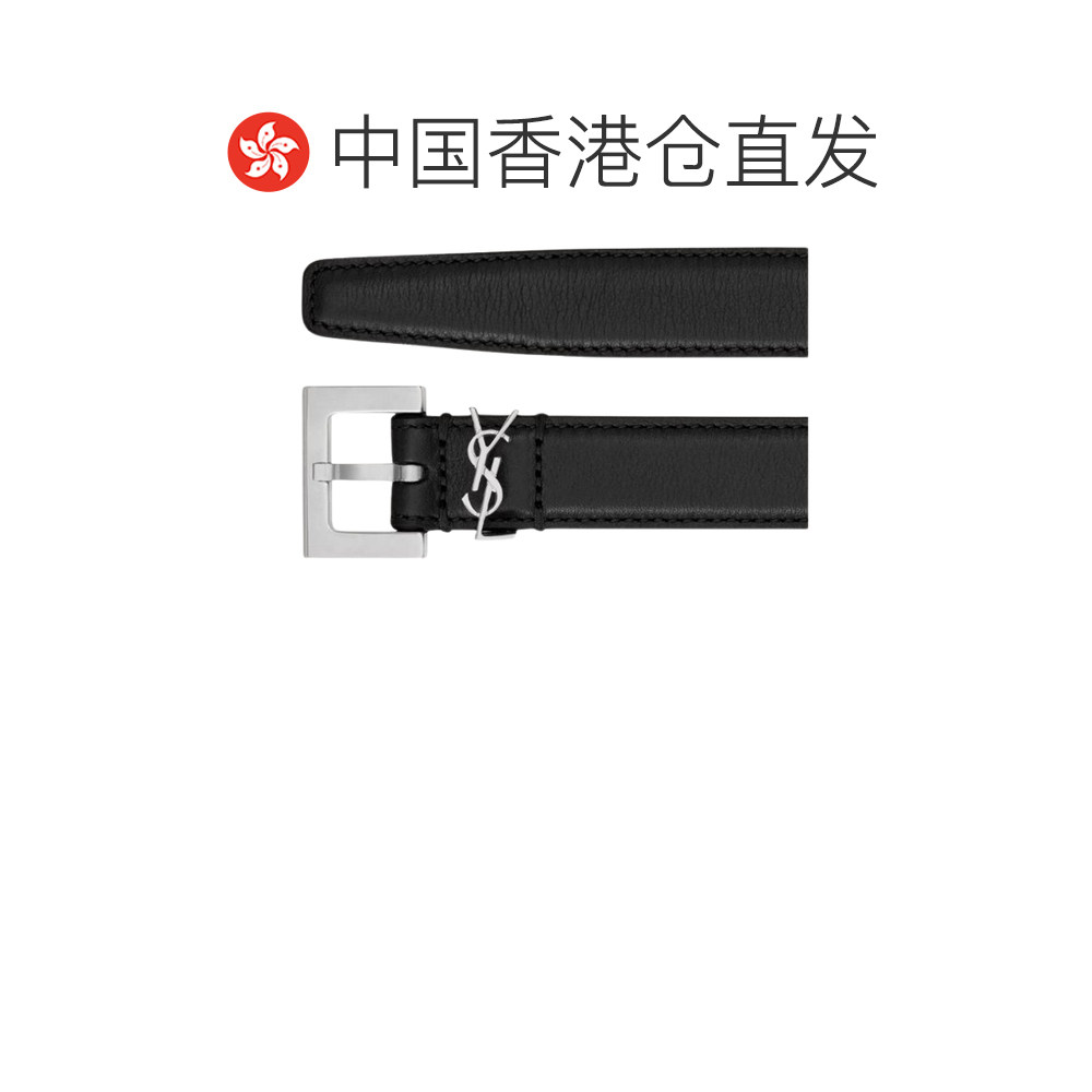 1 hour refundable Hong Kong direct mail SAINT LAURENT women's belt 554465BOO0N1000 CO black