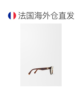 自营欧洲直邮LOEWE罗意威 Mini Anagram Cateye女士棕色醋酸猫眼