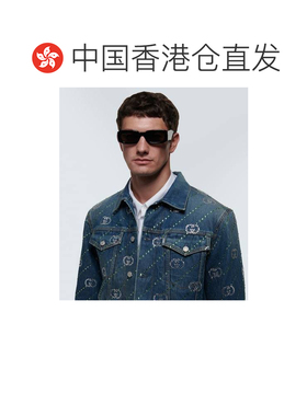 香港直邮Gucci 古驰 男士 矩形太阳眼镜 000919 black黑色 舒适时