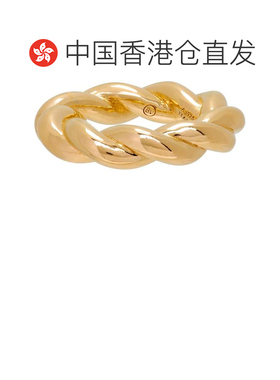 香港直邮Bottega Veneta 葆蝶家 男士 金色扭褶戒指 665811VAHU0