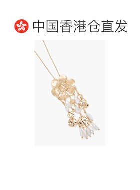 香港直邮ZIMMERMANN 女士 花朵吊坠淡水珍珠项链 2937XR25A1GOLDP