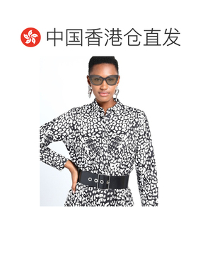 1h可退 香港直邮mcqueen 麦昆 女士 太阳眼镜 black黑色 舒适时尚