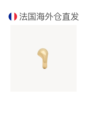 自营欧洲直邮YSL圣罗兰 女士金色金属水滴形不对称手镯