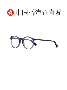 香港直邮GUCCI 男士太阳镜 GG0121O005 AW2026 蓝色 圆形处方平光