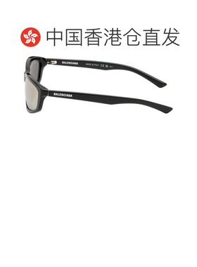 1h可退 香港直邮Balenciaga 巴黎世家 男士 黑色镜面太阳镜 BB040