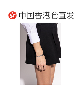 香港直邮GIVENCHY 女士手链手镯 BF20JVF003723 CO 银色 徽标手镯