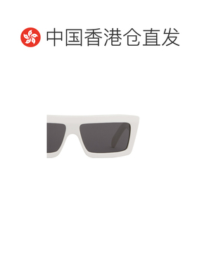 香港直邮香港直发Celine赛琳 男士白色徽标方形太阳镜 4S214CPLB.