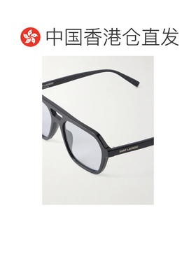 香港直邮Saint Laurent 圣罗兰 男士 飞行员醋纤太阳眼镜 SL90500