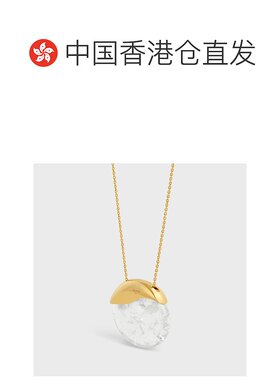 香港直邮Celine LES PIERRES CELINE 水晶和黄铜镀金项链 461PE6R