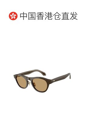 1h可退 香港直邮Armani 阿玛尼 男士 喬治 阿瑪尼橢圓形鏡框太陽