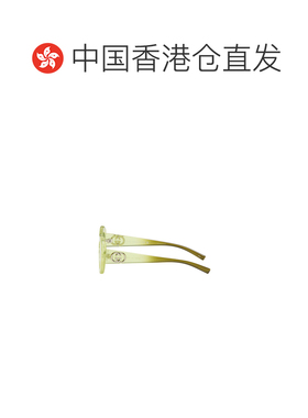 香港直邮GUCCI 女士眼镜 GG2026S004 CO 绿色 几何框太阳镜