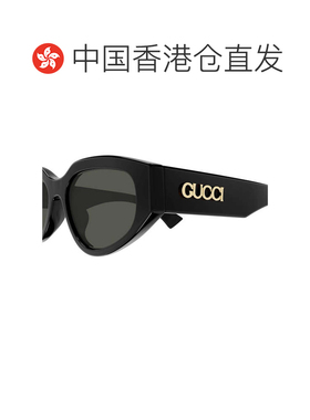 香港直邮Gucci 古驰 女士 GG1845SA col. 001 全黑灰色太阳眼镜 G