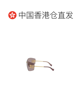 1h可退 香港直邮miu miu/缪缪 徽标太阳镜 Women crov