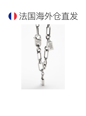 欧洲直邮ACNE(艾克妮) 挂锁链条项链吊坠